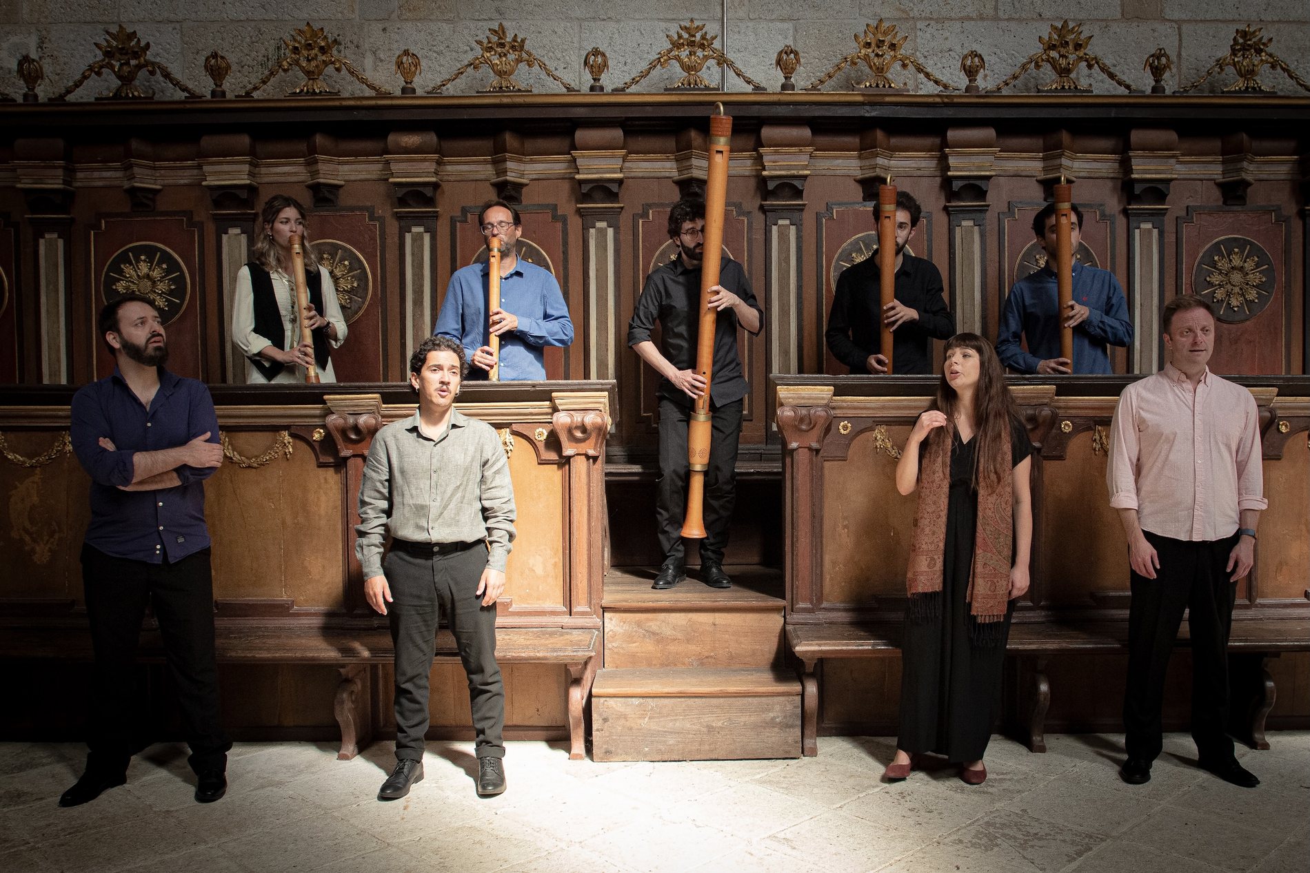 Choir stalls, Mosteiro de São Salvador, Areias de Vilar